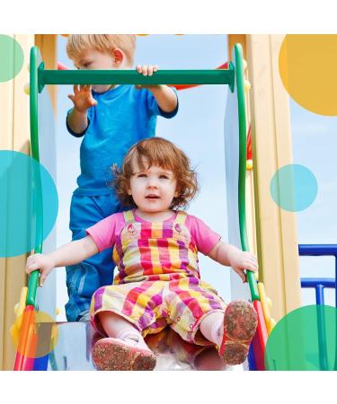 6 Monkey Bars Ladder Rungs Playground Set | Outdoor Climbing Kit for Kids | Steel Swing Set Accessory | 16.5 Inch Green Equipment - Buy Online on GoSupps.com