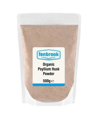 Organic Psyllium Husk Powder 500g | Certified Organic by Fenbrook Organic 500 g (Pack of 1)