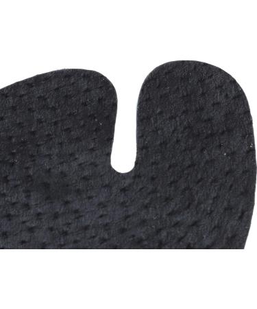Premium Leather Flip Flops with Self-Adhesive Forefoot Pad - Prevent Skin Abrasion & Enhance Comfort (Black) | International Shipping Available - Buy Online on GoSupps.com