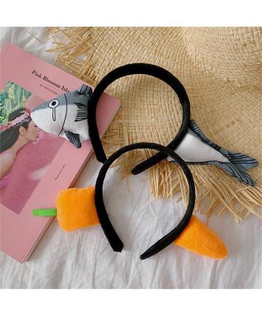 Buy WBTY Funny Carrot Hair Band - Colorful Washable Headband for Girls | Fits All Head Sizes | Unique Salty Fish Design - Buy Online on GoSupps.com