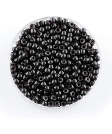 400 Dark Brown Vlasy Silicone Lined Nano Rings Beads for Nano Tip Hair Extensions - Pack of 1 - Buy Online on GoSupps.com