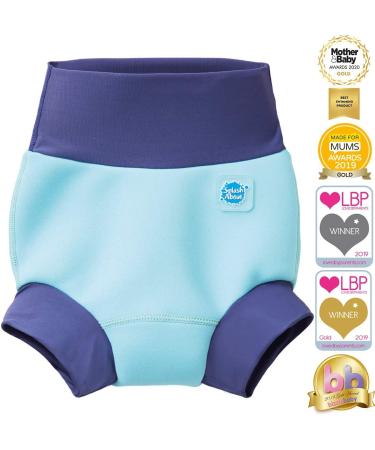 Splash About Happy Nappy Swim Diaper 12-24 Months - Blue Cobalt | Kids Swimwear - Buy Online on GoSupps.com