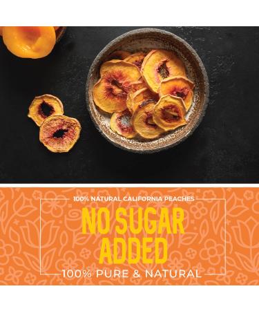 Dried Peaches 1lb - Unsweetened, Extra Fancy California Grown, Non-GMO 16oz - Buy Online on GoSupps.com