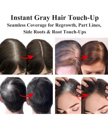 VOLLUCK Poudre pour Racines Cheveux 12g Couverture Efficace des Cheveux Blancs & Zones Clairsem es Facilit d Application Fini Naturel Pour Homme et Femme (Noir) 12 g (Lot de 1) Noir - Buy Online on GoSupps.com