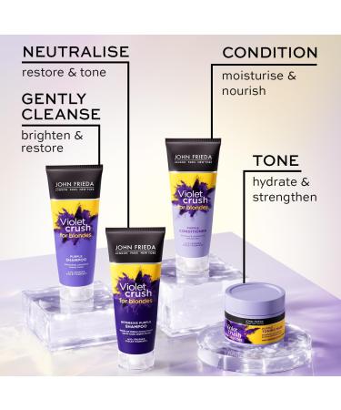 Violet Crush Toning Shampoo for Blonde Hair - Purple Shampoo 250ml (Pack of 1) - Buy Online on GoSupps.com