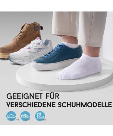 Buy Tanstc 10 Pairs Low-Cut Cotton Sneakers Socks for Men & Women | Breathable Anti-Slip Sports Running & Hiking Socks | Sizes 35-50 - Perfect for Tennis & Work - Buy Online on GoSupps.com