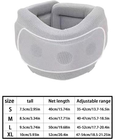 Adjustable Memory Foam Cervical Spine Ruff - Comfortable Neck Support Collar for Pain Relief - Buy Online on GoSupps.com