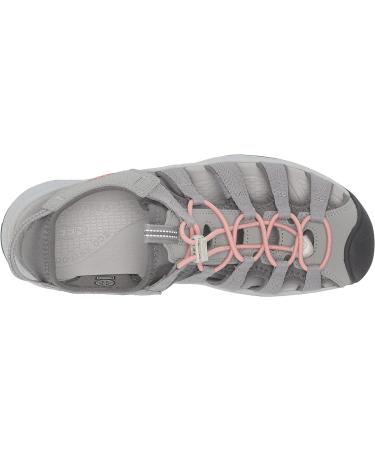 KEEN Women's Astoria West Closed Toe Sandals 9 - Grey/Coral | Comfort and Style - Buy Online on GoSupps.com