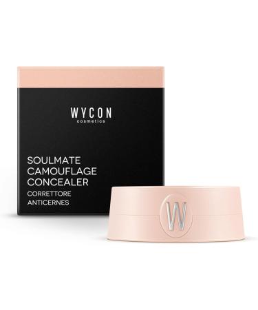 WYCON Cosmetics SOULMATE CAMOUFLAGE Liquid Concealer Medium-High Coverage Antioxidant Enriched with Vitamin E and Natural Oils - 01 fair - Buy Online on GoSupps.com