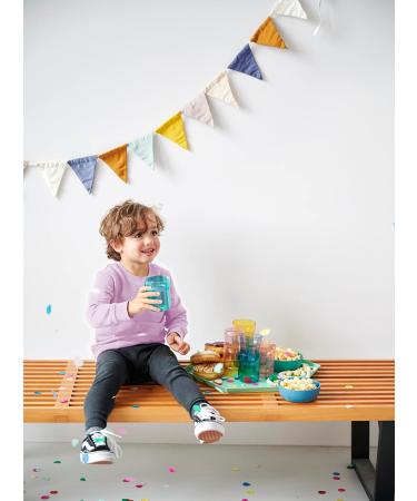 Mepal Mio Children's Drinking Glass - 250ml BPA Free Dishwasher Safe Cup for Kids 9 Months+ Flowers & Butterflies Design - Buy Online on GoSupps.com
