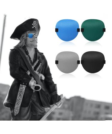 4pcs Medical Eye Patches for Adults - Soft 3D Adjustable Lazy Eye Patches for Strabismus & Surgery Recovery (Mixed Color - Buy Online on GoSupps.com
