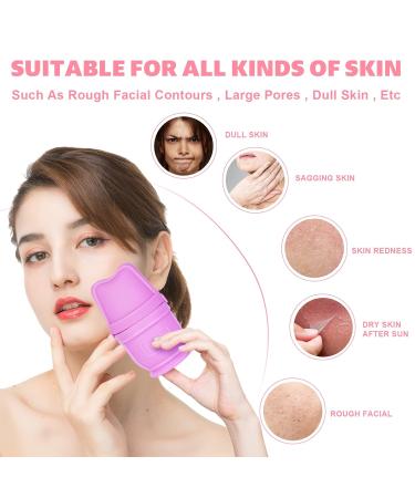 BFASU 2 Pack Ice Roller for Face and Body - Facial Beauty Tool for Skin Care (Green + Purple) - Buy Online on GoSupps.com