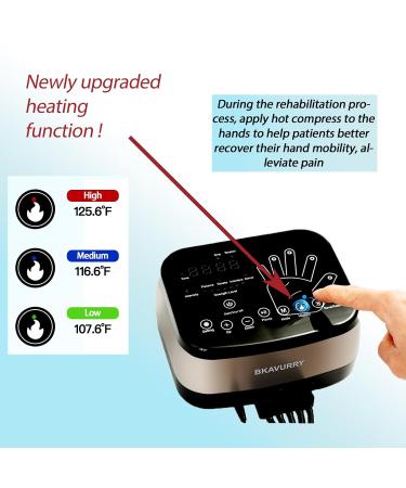 Rehabilitation Robot Gloves Home therapy equipment for finger Left Right hand Stroke Heating recovery machines S-Left Hand - Buy Online on GoSupps.com