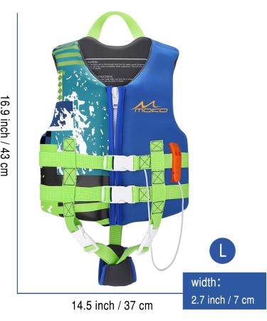 MoKo Kids Swimming Vest - Clearanced Swim Vests for Toddlers - S/M/L Indigo Size - Buy Online on GoSupps.com