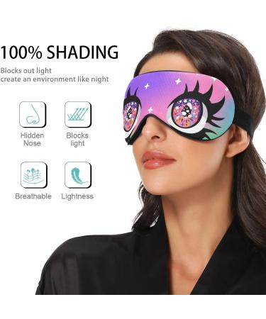 Haskirky Light Blocking Breathable Eye Mask for Deep Sleep - Adjustable Adult Men and Women Travel Mask for Business Trips, Yoga, Meditation - Comfortable and Smooth Office Goodies - Buy Online on GoSupps.com