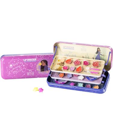 Lip Smacker Wish Triple-Tier Beauty Tin Disney WIsh-Inspired Make-up Set Including Lip Glosses Shimmer Creams Beauty Accessories and Stickers Kids Make Up Disney Princess Gifts - Buy Online on GoSupps.com