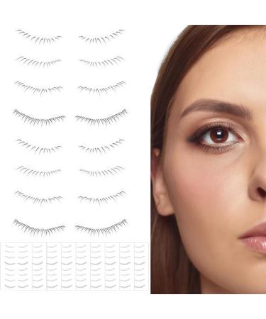 Bottom Lashes Eye Stickers Eye Lash Glue Strong Lower Eyelashes 10 Sheet Disposable Waterproof Sweatproof Eyelash Stickers Simulation Cute Natural Bottom Lashes For Woman Girls TYPE 2 - Buy Online on GoSupps.com