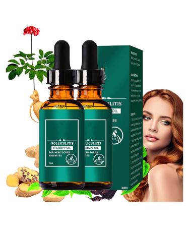 Scalp Folliculitis Treatment Oil, Folliculitis Scalp Oil, Nourishing Treatment for Split Ends and Dry Scalp for All Hair Types