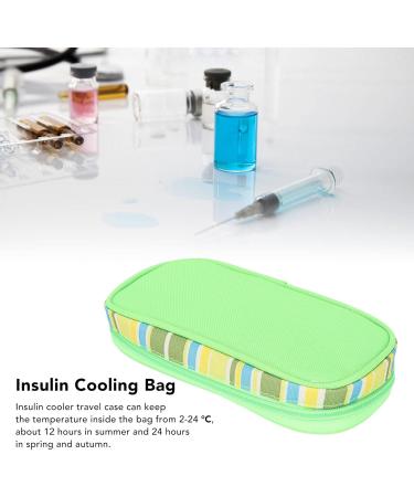 Light Green Insulin Cooler - Portable Travel Case for Medicine Temperature Control, Ideal for Office, Travel, and Camping - Buy Online on GoSupps.com