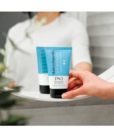 Skincyclopedia Face Wash for Dry Skin with 5% Hyaluronic Acid Ceramides and Niacinamide - Hydrating Face Cleanser and Make Up Remover - Also Suitable for Normal and Sensitive Skin 150ml - Buy Online on GoSupps.com