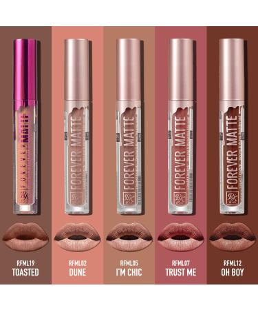 Ruby Kisses Forever Matte Liquid Lipstick 5 Pack - RFML02, RFML05, RFML07, RFML12, RFML19 - 1 Set - Buy Online on GoSupps.com