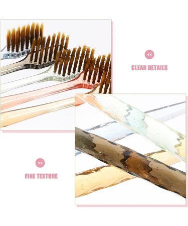 Buy Nolitoy Travel Toothbrush Set - 12 Portable Soft Toothbrushes for Kids & Adults | Wide Brush Head & Clear Handle - International Shipping Available - Buy Online on GoSupps.com