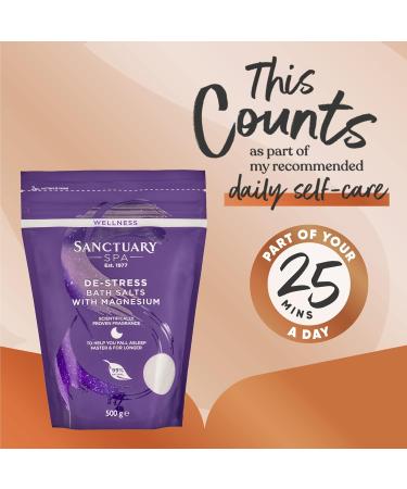 Sanctuary Spa Wellness Stress-Relieving Bath Salts 500g - Buy Online on GoSupps.com