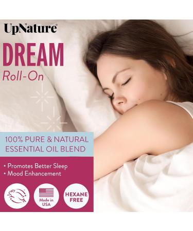 UpNature Dream Sleep Essential Oil Roll On Lavender & Chamomile Aromatherapy for Natural Sleep | 0.33 Fl Oz - International Shipping Available - Buy Online on GoSupps.com