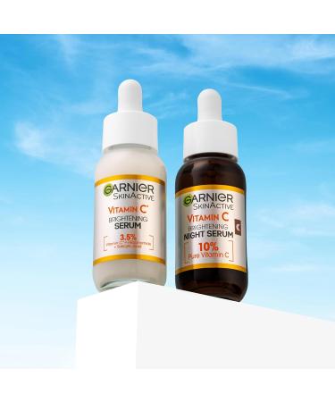 Garnier Vitamin C Day & Night Serum Gift Set - Anti-Dark Spots & Brightening - All Skin Types - Cruelty Free - Buy Online on GoSupps.com