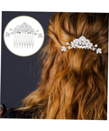 Didiseaon Bangs Comb Crystal Headband Pearl Wedding Hairpieces Bridal Hair Clip Hair Jewels for Women Hair Pearls Tiara Hair Accessories Rhinestones Aluminum Alloy Bride Hair Comb - Buy Online on GoSupps.com