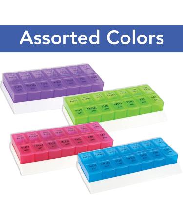 Apex 7-Day AMPM Pill Tray - Weekly Medication Organizer - Buy Online on GoSupps.com