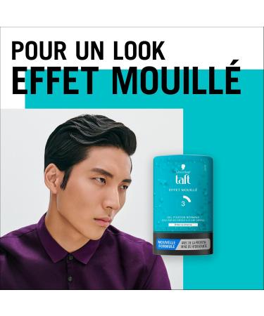 Schwarzkopf - Taft - Gel Tube Coiffant - Wet Effect Gel - Intense Shine - Normal Hold - Gentle on Hair - Long-Lasting Hold - No Sticky Effect - Provitamin B5 Formula - 300 ml - Buy Online on GoSupps.com