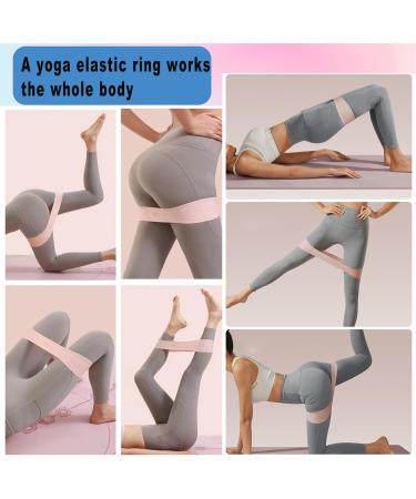 Buy Yoga Elastic Resistance Bands for Men & Women - Blue Hip Strength Training & Stretch Tension Bands - Buy Online on GoSupps.com