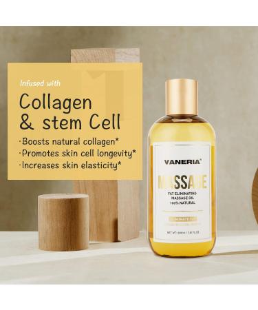 Vaneria Massage Oil 225ml - Muscle Relaxation Joint Pain Relief Improved Circulation & Anti-Cellulite Treatment - Buy Online on GoSupps.com