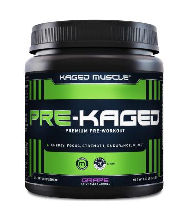 Kaged Muscle PRE-KAGED Premium Pre-Workout Grape 1.27 lb (574 g)