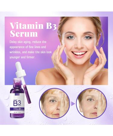  G n rique B3 Vitamin B3 Serum Dark Spot Corrector Niacinamide and Anti-Wrinkle Face Serum Firms & Brightens Complexion 30ml (2PC) - Buy Online on GoSupps.com