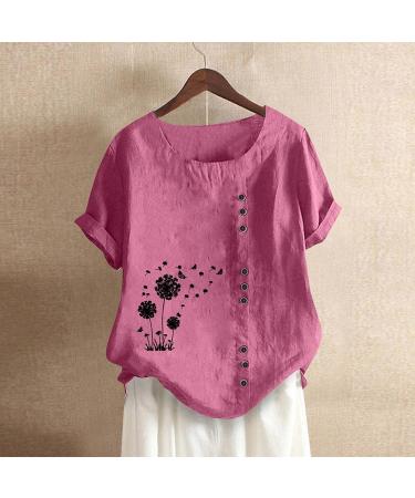 Shop Womens Summer Basic V/O Neckline T-Shirt - Elegant Cotton Tops in White & Hot Pink Sizes Up to 3XL | International Shipping Available - Buy Online on GoSupps.com