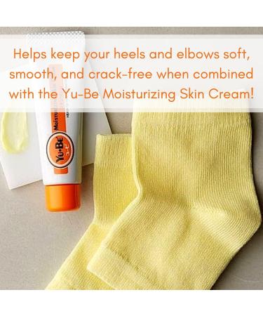 Yu Be Heel & Elbow Moisturizing Socks - 1 Pair - Buy Online on GoSupps.com