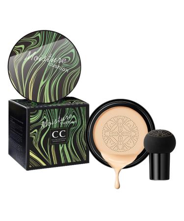 Mushroom Head Air Cushion CC Cream BB Cream Mushroom Head Foundation Full Coverage Foundation Makeup Long Lasting Moisturize Matte Concealer Natural Color