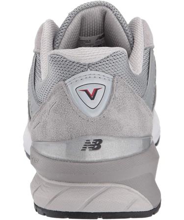 New Balance Men's Made in US 990 V5 Sneaker 10.5 - Grey/Castlerock - Buy Online on GoSupps.com