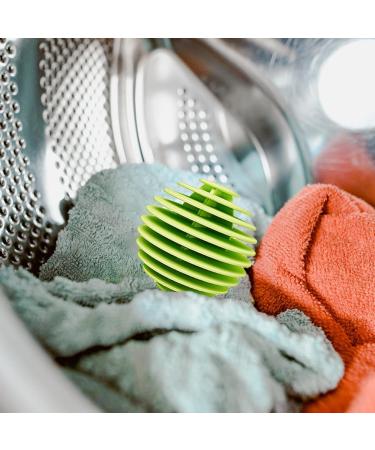 Laundry Balls for Dryer - Hair Catcher Laundry Balls - Multi-Layer Vane Laundry Scrubbing Balls Anti-tangling Efficient Lint Catcher Reusable Eco-Friendly Balls for Clothes Pet Hair Pochy Green - Buy Online on GoSupps.com