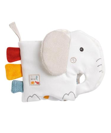 Sophie La Girafe Gift Box - Baby Teething Ring + Fehn Soft Elephant Book | Eco-Friendly Cotton Fabric | Ideal Newborn Gift - Buy Online on GoSupps.com