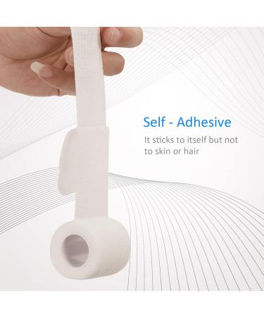 Buy Legal Bandage Association Self-Adhesive 5cm x 4.5m - 6 Rolls Cohesive Fixing Bandage for First Aid Dog Veterinary Wrap & Sports Elastic Bandage - White (6 PCs) - Buy Online on GoSupps.com