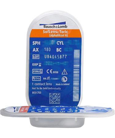 Bausch + Lomb Soflens Toric Monthly Contact Lenses - 6 Pack (BC 8.5mm DIA 14.5mm Cyl -2.75 Axis 120 -9 to -6 Diopters) - Soft Toric Lenses for Astigmatism - International Shipping - Buy Online on GoSupps.com
