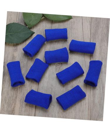 FRCOLOR 60 Pcs Volleyball Finger Protector Sleeve Set - Joint Finger Guard & Thumb Sleeve - Sports Gear for Enhanced Performance - Blue - Buy Online on GoSupps.com