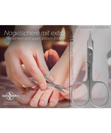 Premium Stainless Steel Nail Scissors for Precision Cutting - Perfect for Nails Cuticles & Ingrown Nails | International Shipping - Buy Online on GoSupps.com