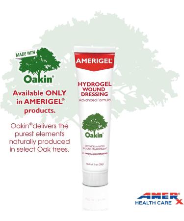 AMERIGEL Wound Care Bundle - Hydrogel Dressing & Saline Wash for Moisture-Rich Healing - Buy Online on GoSupps.com