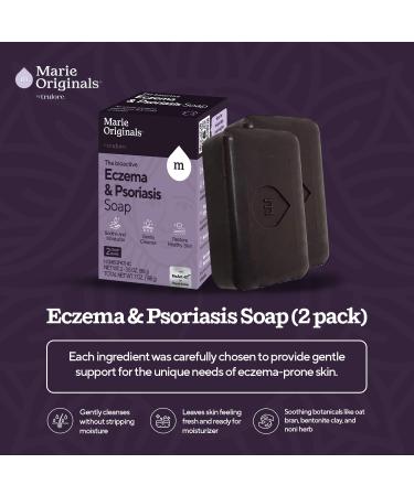 Marie Originals Eczema Relief Bundle Eczema Soap Bar 2-Pack & 16 Oz Lotion for Dry Itchy Skin Colloidal Oatmeal Lotion + Natural Soap for Sensitive Skin Adults & Kids - Buy Online on GoSupps.com