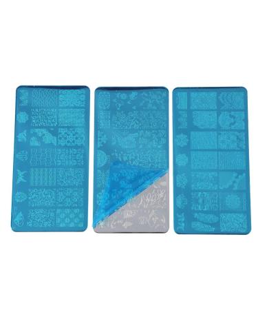 Professional Nail Stamp Set | 13-pc Flower Forest Nail Art Plates & Stamper Tools for Stunning Nail Designs - Buy Online on GoSupps.com