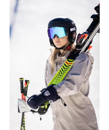 Hestra Heli Leather Ski Gloves - Classic Black Snow Mittens for Skiing Snowboarding & Mountaineering - Size 10 - Buy Online on GoSupps.com